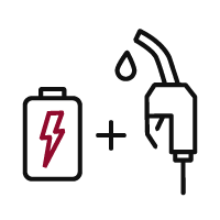 Illustration of battery + gas nozzle. 