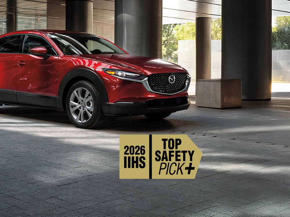 Le Mazda CX-30, nommé TOP SAFETY PICK+ 2026 par l’IIHS