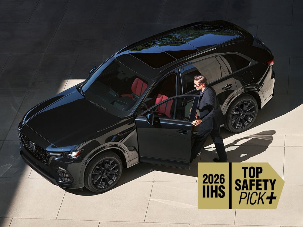 Le Mazda CX-70, nommé TOP SAFETY PICK+ 2026 par l’IIHS