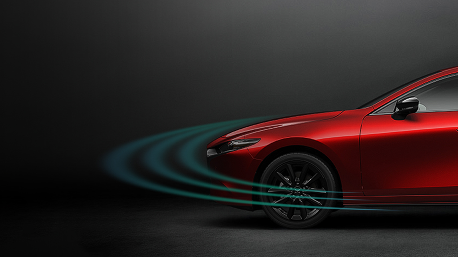 Mazda3 avec technologie de sécurité.