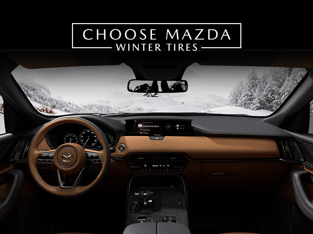 An interior shot of a Mazda CX-90