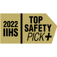 2022 IIHS TOP SAFETY PICK+ award