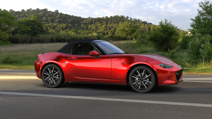 2024 Mazda MX-5 Soft Top Miata Convertible Roadster | Mazda Canada